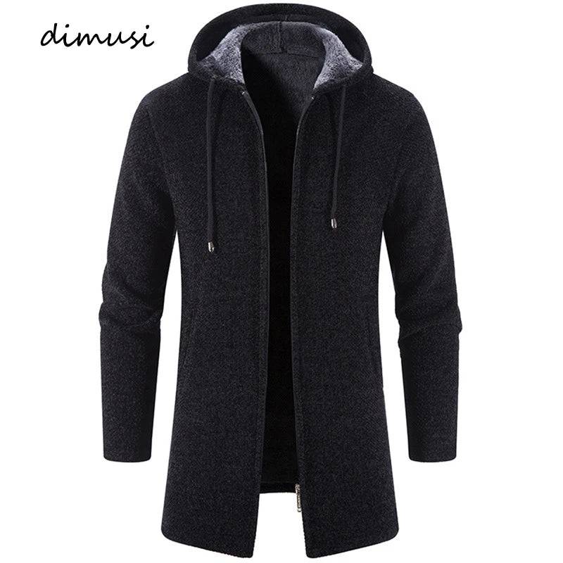 
                  
                    Winter Men's Cardigan Sweaters Fashion Male Long Knitted Sweater Cashmere Coats Casual Knitted Zipper Hooded Top Clothing
                  
                