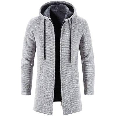 
                  
                    Winter Men's Cardigan Sweaters Fashion Male Long Knitted Sweater Cashmere Coats Casual Knitted Zipper Hooded Top Clothing
                  
                