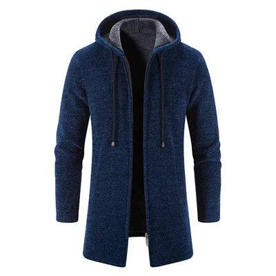 
                  
                    Winter Men's Cardigan Sweaters Fashion Male Long Knitted Sweater Cashmere Coats Casual Knitted Zipper Hooded Top Clothing
                  
                