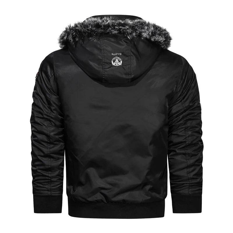 
                  
                    Winter Men's Padded Jackets Fashion Fur Fleece Lined Warm Hooded Coats Men Outdoor Windbreaker Thermal Overcoats Clothing
                  
                