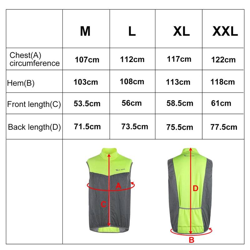 
                  
                    WEST BIKING Cycling Vest Windproof MTB Bike Bicycle Breathable Reflective Clothing Men Women Safety Sleeveless Cycling Jacket
                  
                