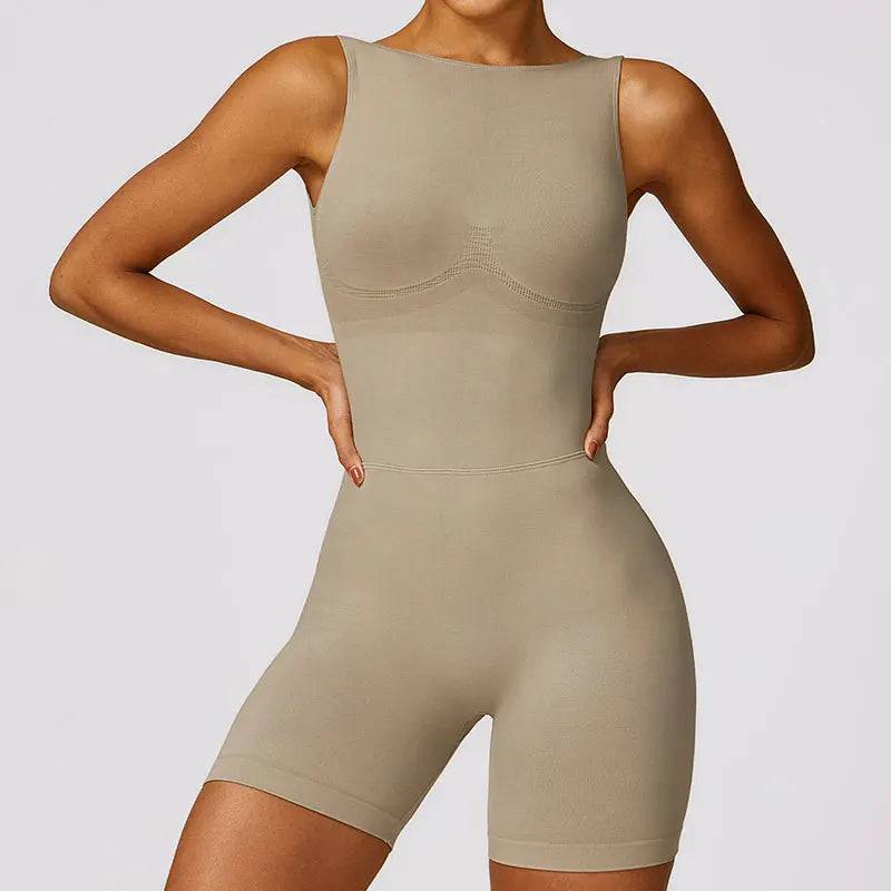 
                  
                    Yoga Set One-Piece Seamless Hollowed Out Minimalist Hip Lifting Women's Jumpsuits Gym Push Up Workout Clothes Fitness Bodysuit
                  
                