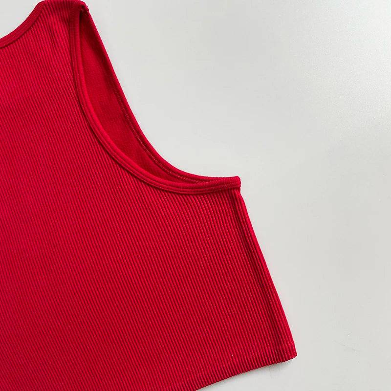 
                  
                    Seamless Tank Tops Women Gym Top Knitted Sleeveless Yoga Vest Tee Stretchy Gym Tight Fitness Running Crop Top Casual
                  
                