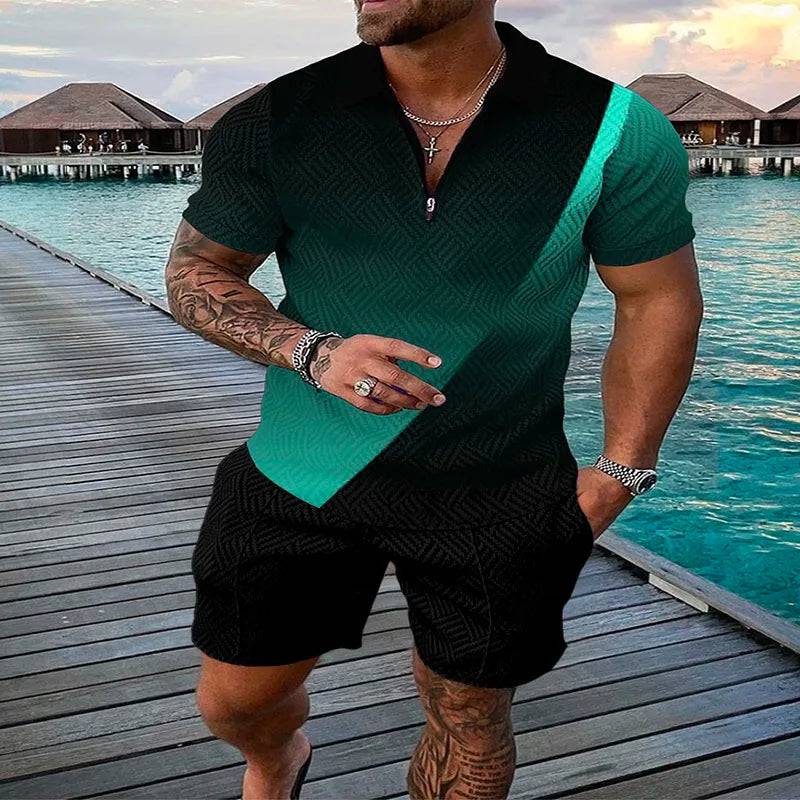 
                  
                    New Abstract 3D Print Polo Shirts Shorts Sets Men's Fashion Tracksuits Oversized Short Sleeve Shirt Pants Set Man Suits Clothing
                  
                