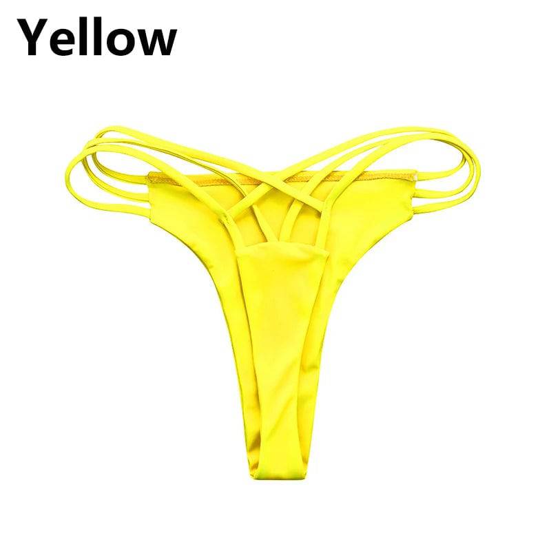 
                  
                    Sexy Women's Underwear Swimwear Bikini Panties Thongs Soft Briefs Solid Underpants Swimsuit Ladies Brazilian Beachwear Bikini
                  
                