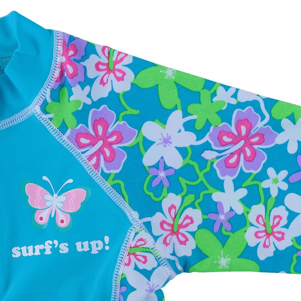 
                  
                    BAOHULU Cyan Flower Baby Girl Swimsuit UV UPF50+ One Piece Kids Girls Swimwear for 3-12 Years Children Swimming Suit Beachwear
                  
                