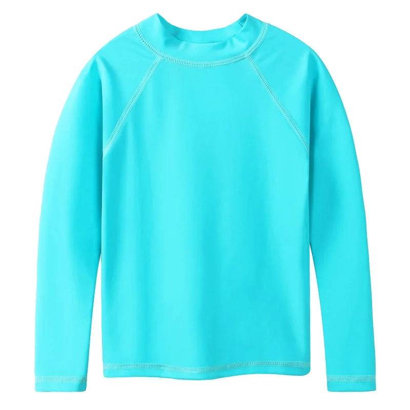 
                  
                    BAOHULU Royal Blue Long Sleeve Rashguard Boys Kids Swimwear Sun Shirts UPF 50+ Swimsuit Girls Swim Rash Guard Beach Wear
                  
                