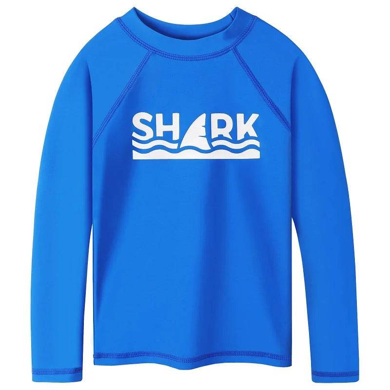 
                  
                    BAOHULU Royal Blue Long Sleeve Rashguard Boys Kids Swimwear Sun Shirts UPF 50+ Swimsuit Girls Swim Rash Guard Beach Wear
                  
                