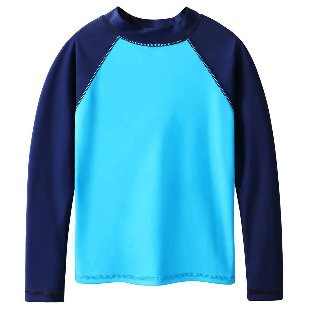 
                  
                    BAOHULU Royal Blue Long Sleeve Rashguard Boys Kids Swimwear Sun Shirts UPF 50+ Swimsuit Girls Swim Rash Guard Beach Wear
                  
                