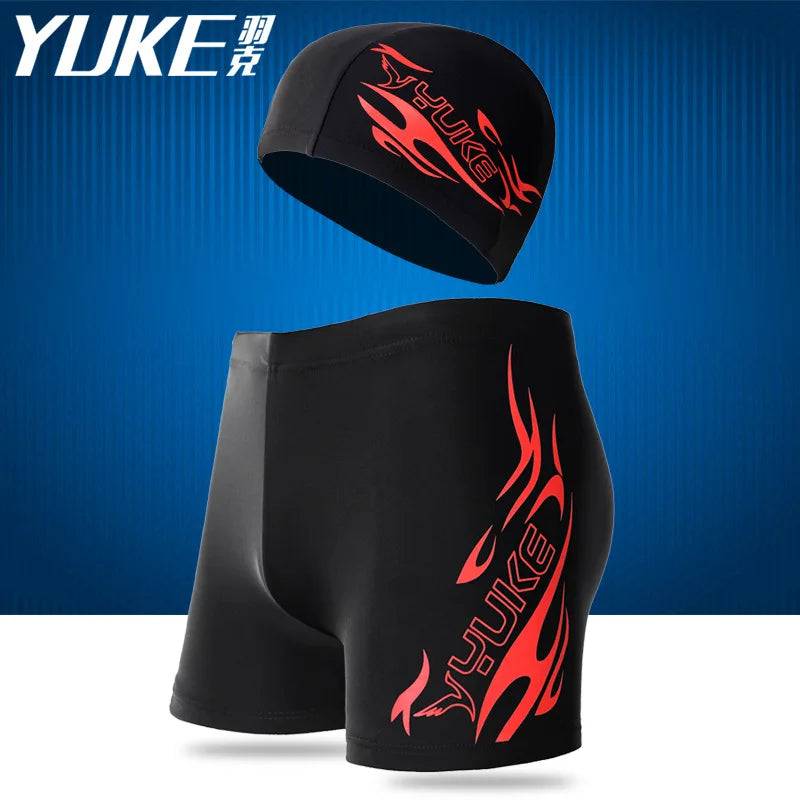 
                  
                    40-100KG Men Print Cap Swimwear Comfort Adult Dry Quick Swimsuit Swimming Goggles Cap Set Men Swimwear  Mens Swim Shorts 2022
                  
                