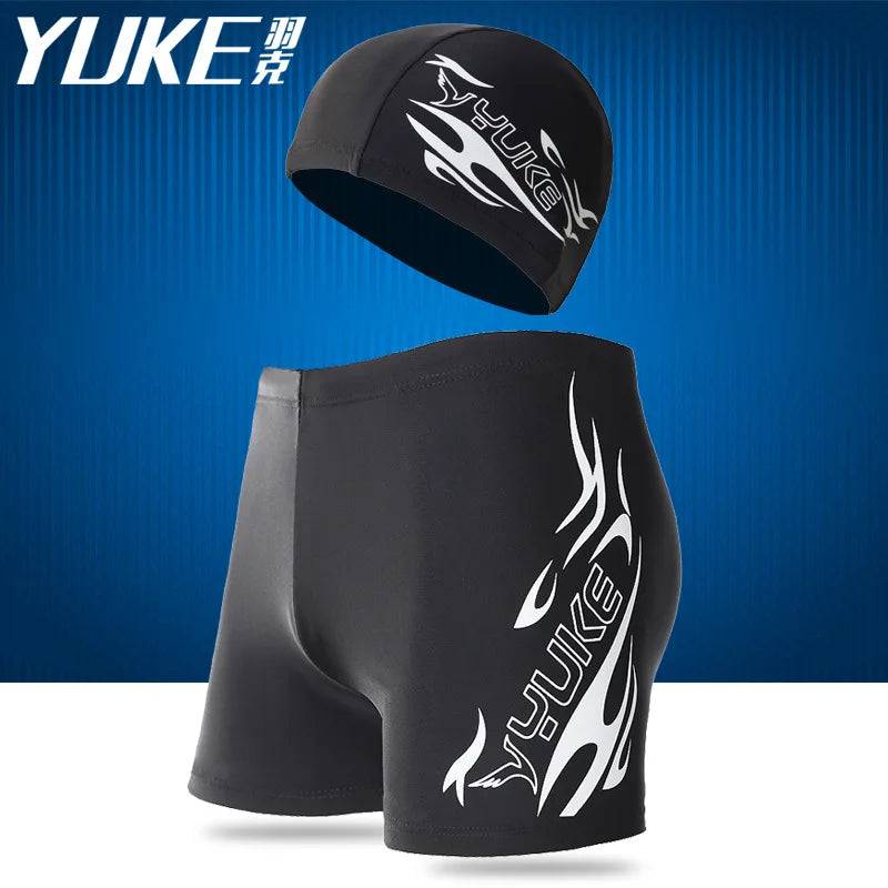 
                  
                    40-100KG Men Print Cap Swimwear Comfort Adult Dry Quick Swimsuit Swimming Goggles Cap Set Men Swimwear  Mens Swim Shorts 2022
                  
                