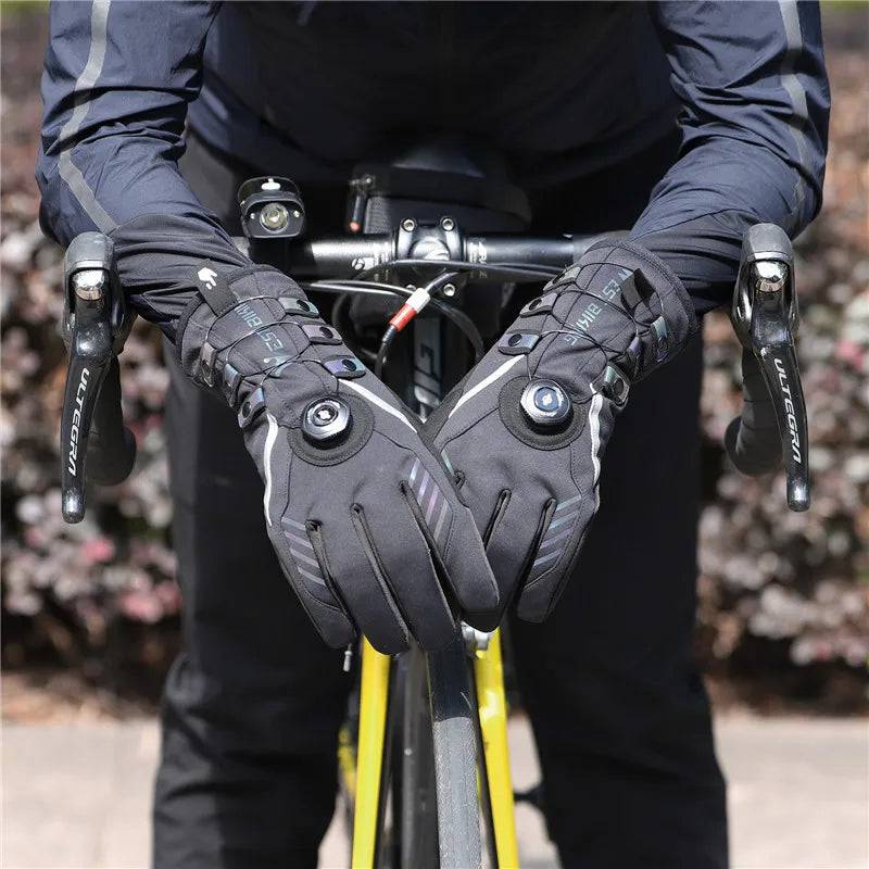 
                  
                    WEST BIKING Winter Thermal MTB Cycling Gloves Reflective Bike Golves Adjustable Rotating Tight-Loose Lacing Device Wrist Guard
                  
                