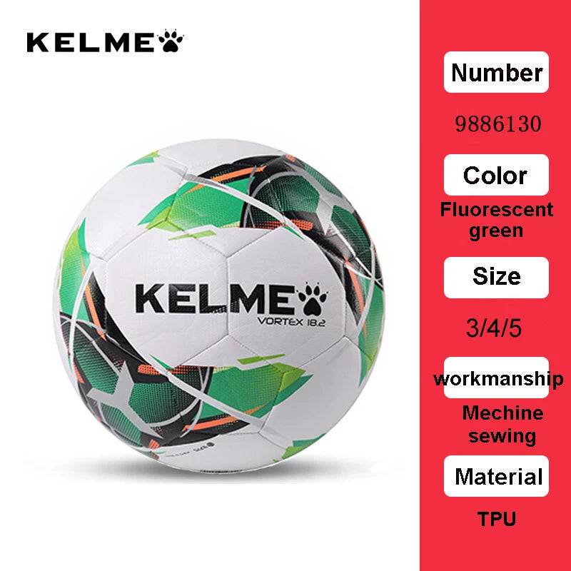 
                  
                    KELME Professional Football Soccer Ball TPU Size 3 Size 4 Size 5 Red Green Goal Team Match Training Balls Machine Sewing 9886130
                  
                