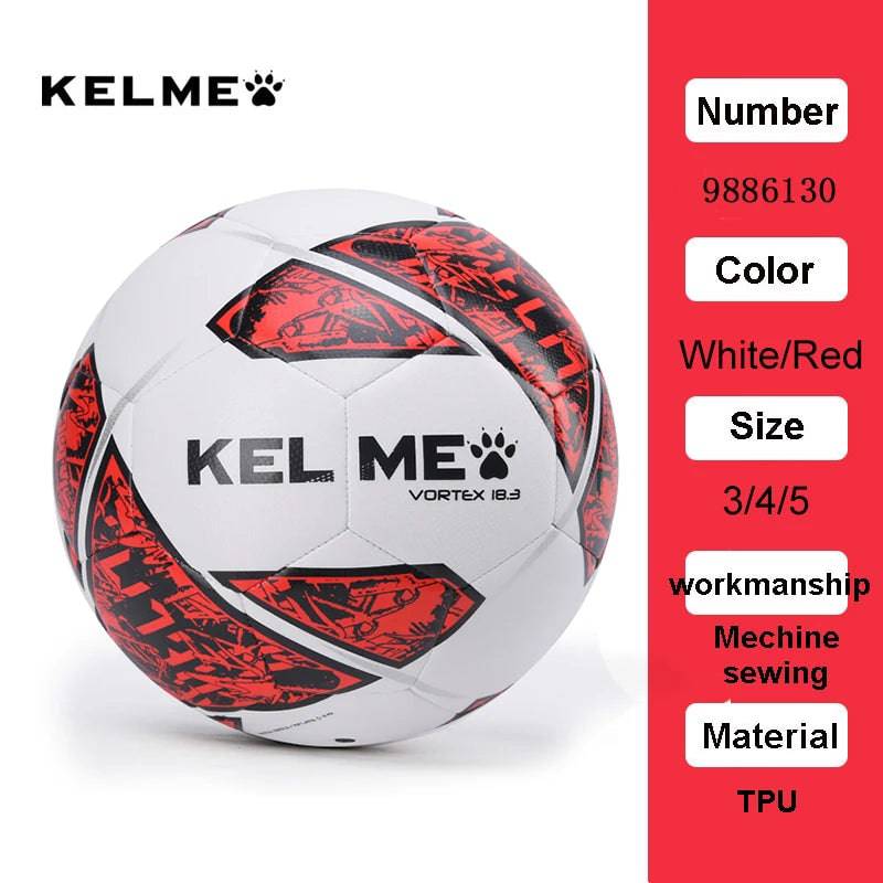 
                  
                    KELME Professional Football Soccer Ball TPU Size 3 Size 4 Size 5 Red Green Goal Team Match Training Balls Machine Sewing 9886130
                  
                