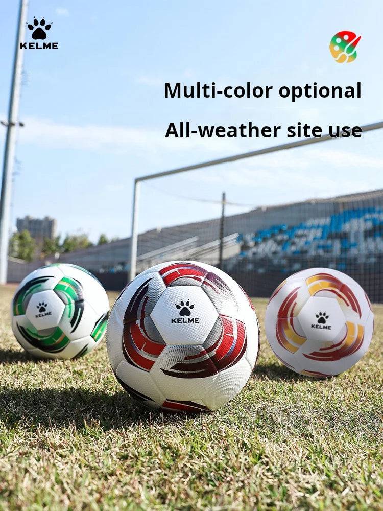 
                  
                    Kelme High Quality Soccer Ball Official Football Pu Heat Bonded Adult Size 5 Ball For Youth Training Size 4 Ball
                  
                