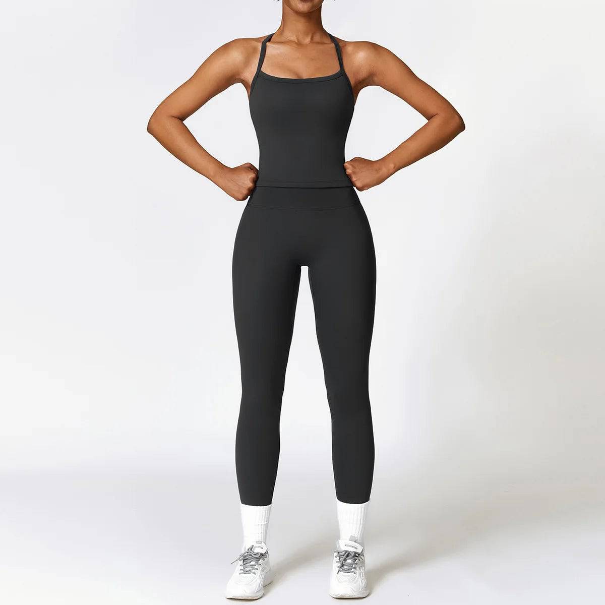 
                  
                    2PCS Yoga Set Women's Sportswear Yoga Clothes Fitness Long Sleeve  Tracksuits Sports Suit Gym Top High Waist Leggings Women sets
                  
                