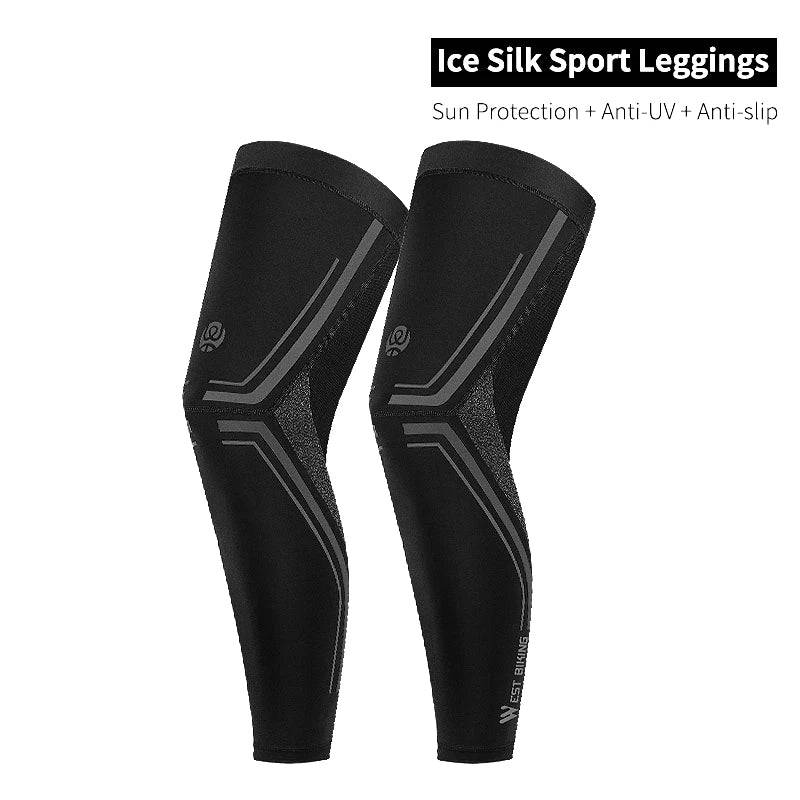 
                  
                    WEST BIKING Anti-UV Arm Sleeves Leg Warmers Sports Caps Ice Silk Breathable Sunscreen Summer Cycling Equipment Set Men Women
                  
                