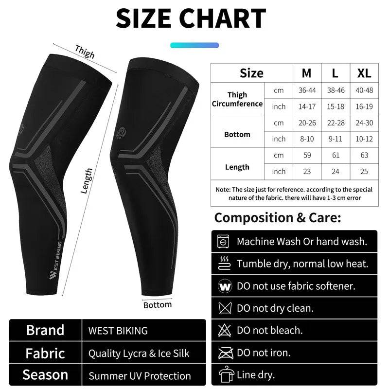 
                  
                    WEST BIKING Anti-UV Arm Sleeves Leg Warmers Sports Caps Ice Silk Breathable Sunscreen Summer Cycling Equipment Set Men Women
                  
                