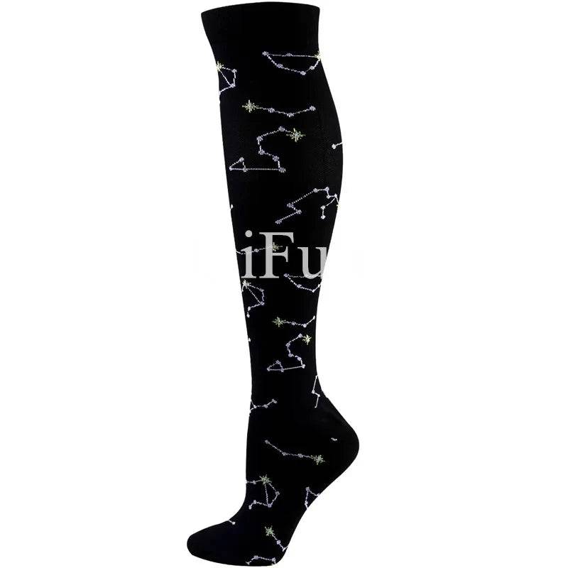 
                  
                    Medical Compression Socks for Men and Women Short Eye Catching Design for Gym Outdoor Running Basketball Cycling Blood Circulation Care
                  
                