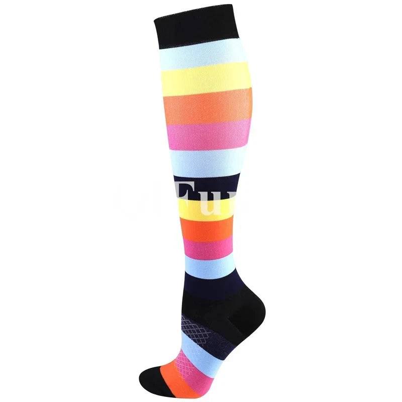 
                  
                    Medical Compression Socks for Men and Women Short Eye Catching Design for Gym Outdoor Running Basketball Cycling Blood Circulation Care
                  
                