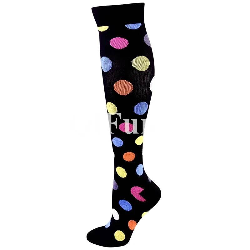 
                  
                    Medical Compression Socks for Men and Women Short Eye Catching Design for Gym Outdoor Running Basketball Cycling Blood Circulation Care
                  
                