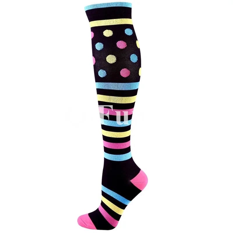 
                  
                    Medical Compression Socks for Men and Women Short Eye Catching Design for Gym Outdoor Running Basketball Cycling Blood Circulation Care
                  
                