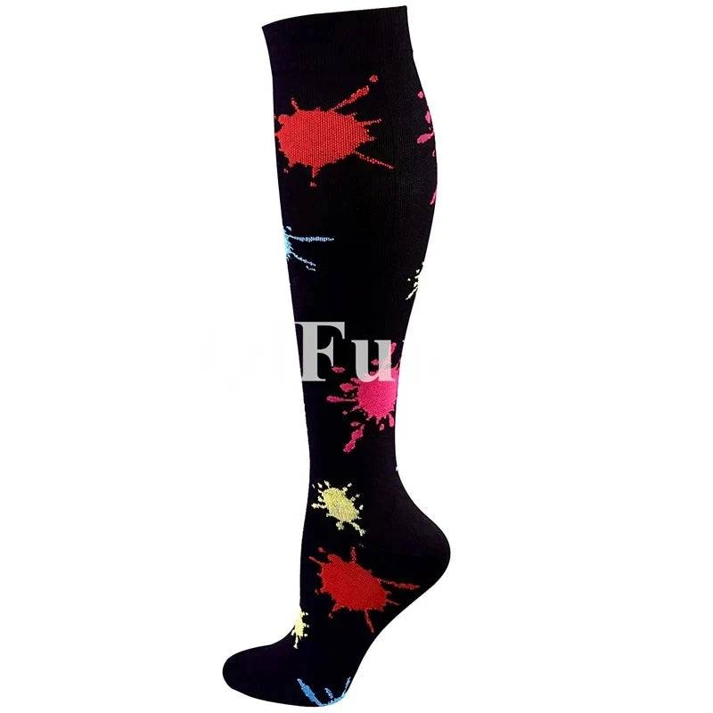 
                  
                    Medical Compression Socks for Men and Women Short Eye Catching Design for Gym Outdoor Running Basketball Cycling Blood Circulation Care
                  
                