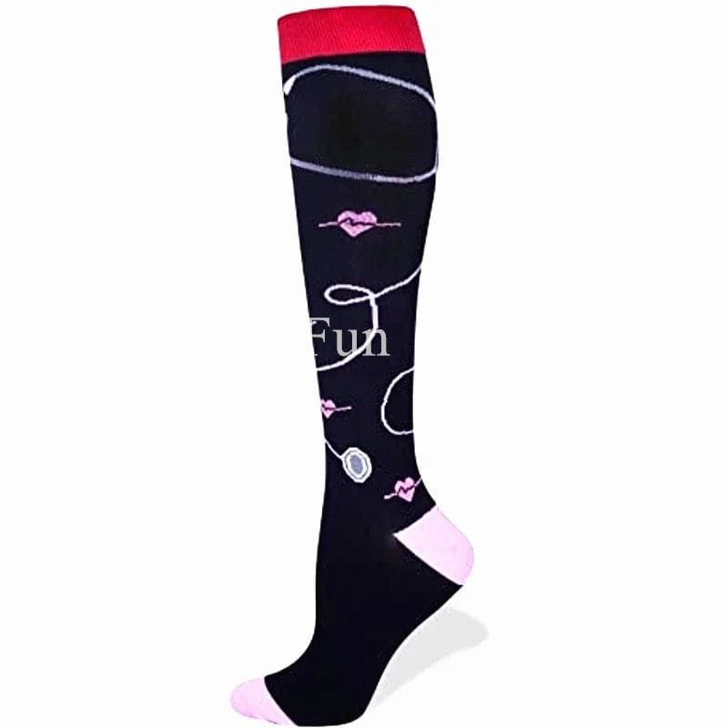 
                  
                    Short Compression Socks for Men Eye Catching Promotional Advertising Ideal for Nurses Sports Cycling Running Rugby and Natural Hiking
                  
                