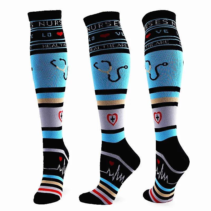 
                  
                    Short Compression Socks for Men Eye Catching Promotional Advertising Ideal for Nurses Sports Cycling Running Rugby and Natural Hiking
                  
                