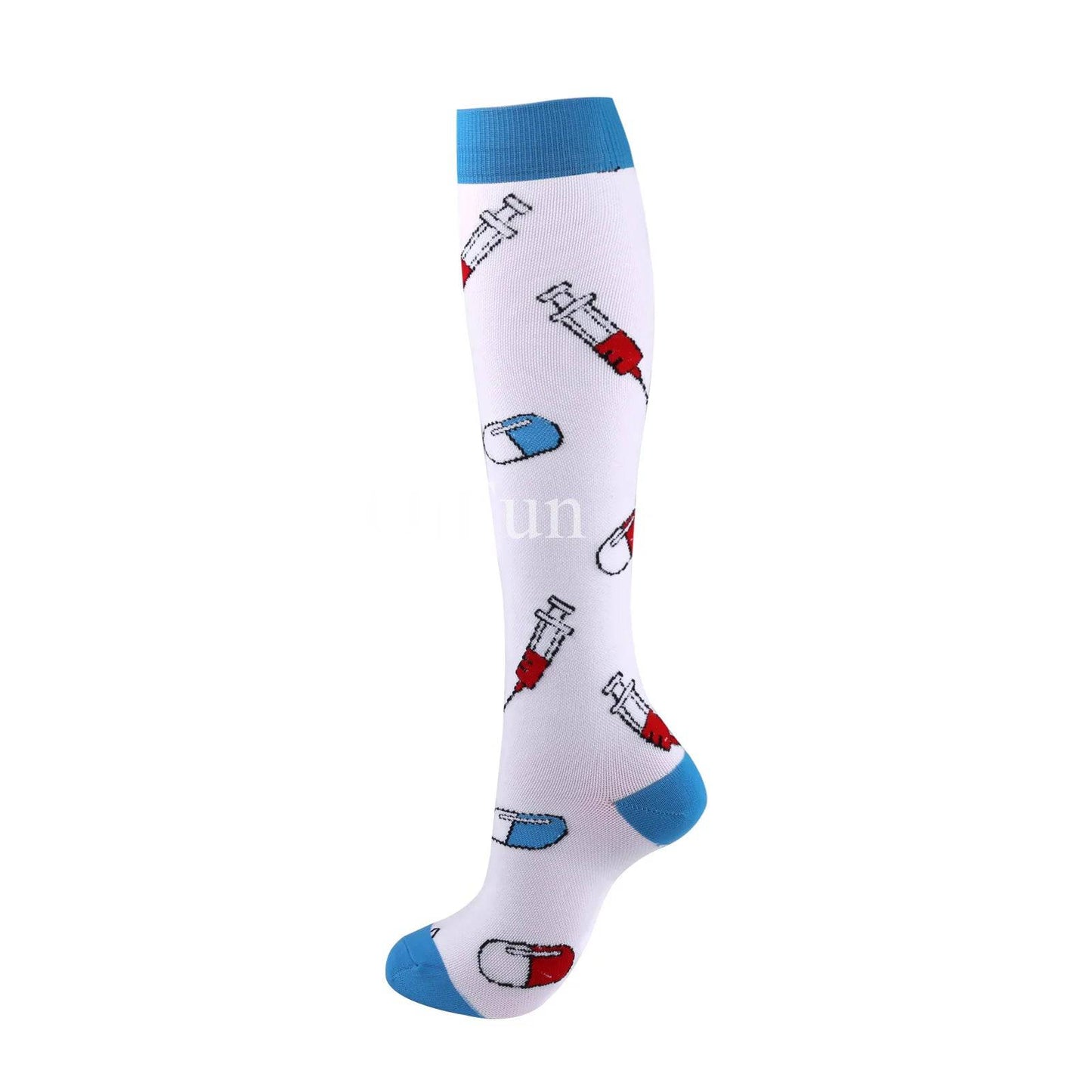 
                  
                    Short Compression Socks for Men Eye Catching Promotional Advertising Ideal for Nurses Sports Cycling Running Rugby and Natural Hiking
                  
                