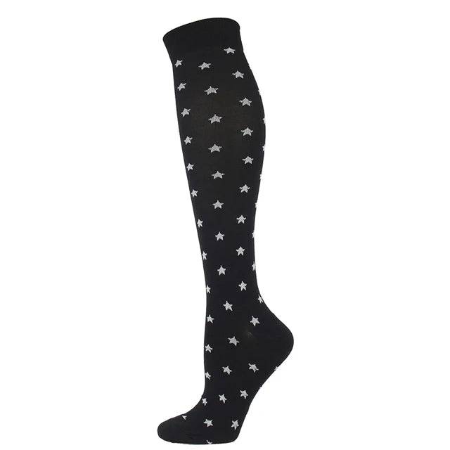 
                  
                    Elite Men's and Women's Compression Socks for Sports Varicose Vein Cycling Golf Strategy Socks with Eye-Catching Design
                  
                