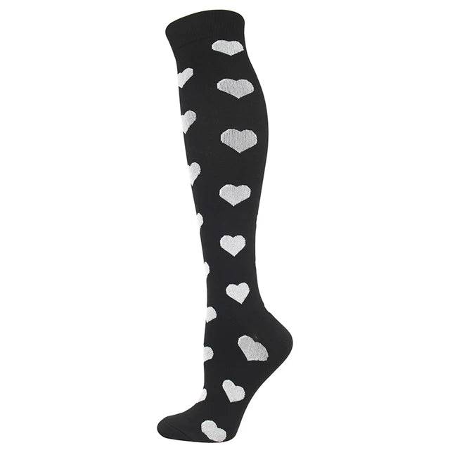 
                  
                    Elite Men's and Women's Compression Socks for Sports Varicose Vein Cycling Golf Strategy Socks with Eye-Catching Design
                  
                