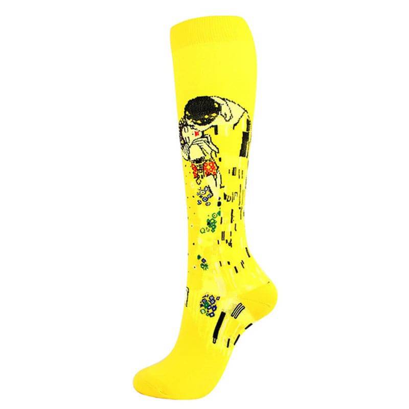 
                  
                    Elite Men's and Women's Compression Socks for Sports Varicose Vein Cycling Golf Strategy Socks with Eye-Catching Design
                  
                