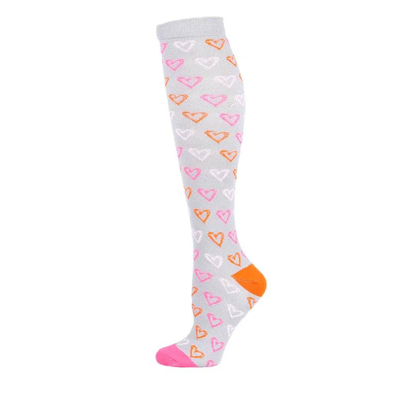 
                  
                    Elite Men's and Women's Compression Socks for Sports Varicose Vein Cycling Golf Strategy Socks with Eye-Catching Design
                  
                