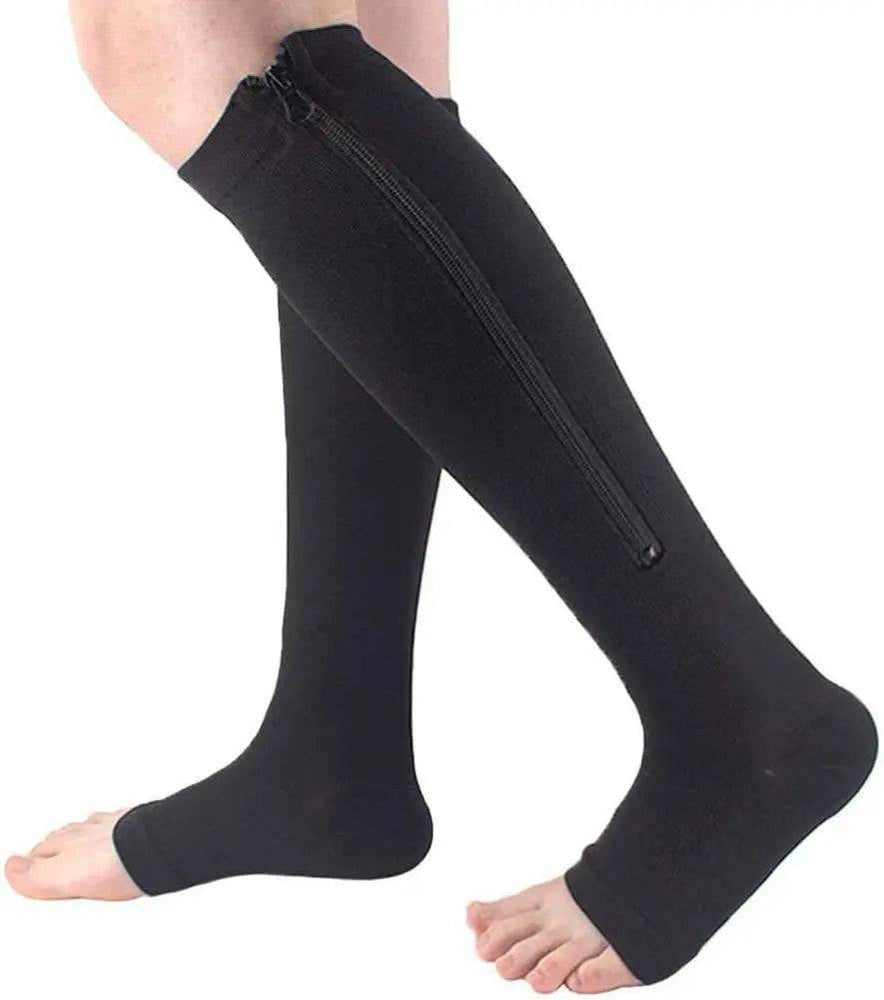 
                  
                    Women's Knee High Slimming Zipper Compression Stockings for Fat Burn Varicose Vein Prevention Sleeping Beauty Leg Style New Fashion
                  
                