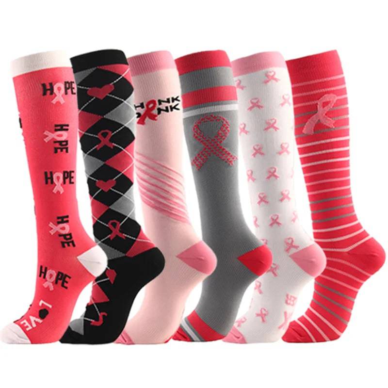 
                  
                    Men's Knee High Compression Socks 3/6/7 Pairs Pack Ankle Support Running Sport Edema Diabetes Varicose Veins Treatment
                  
                