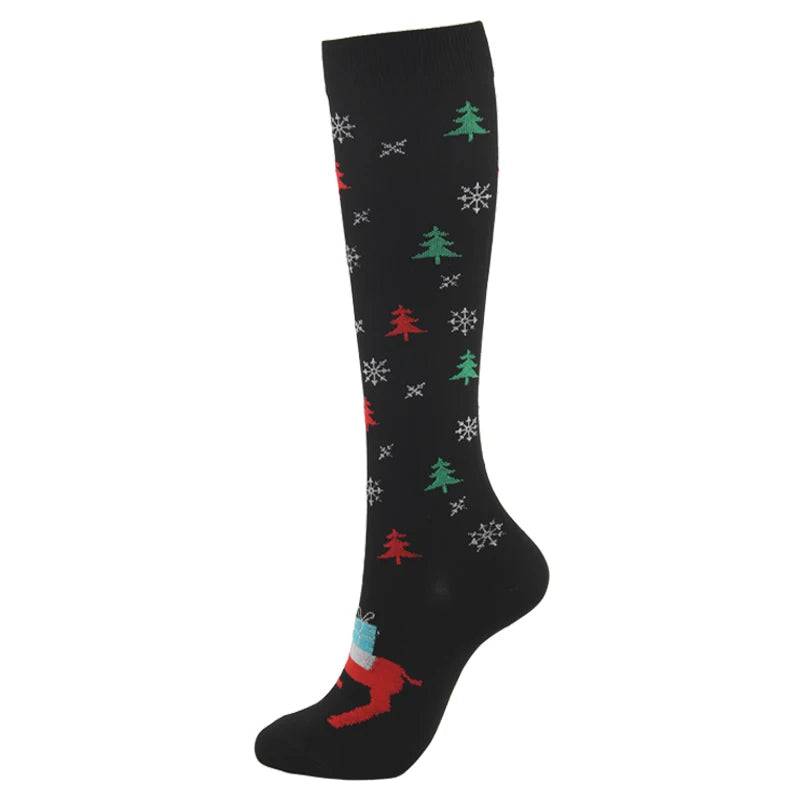 
                  
                    Christmas Compression Stockings 2020 High Quality Unisex Compress Sports Running Knee High Nylon Socks Relieve Muscle Fatigue
                  
                