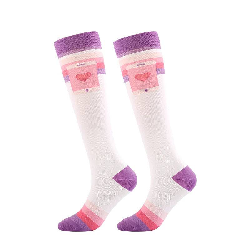 
                  
                    Varicose Veins Pain Relief Compression Stockings for Diabetes Knee Tight Socks ideal for Outdoor Marathon Football Cycling
                  
                