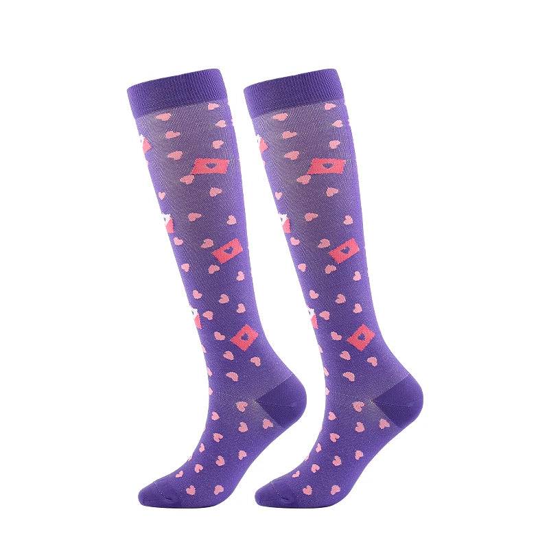 
                  
                    Varicose Veins Pain Relief Compression Stockings for Diabetes Knee Tight Socks ideal for Outdoor Marathon Football Cycling
                  
                