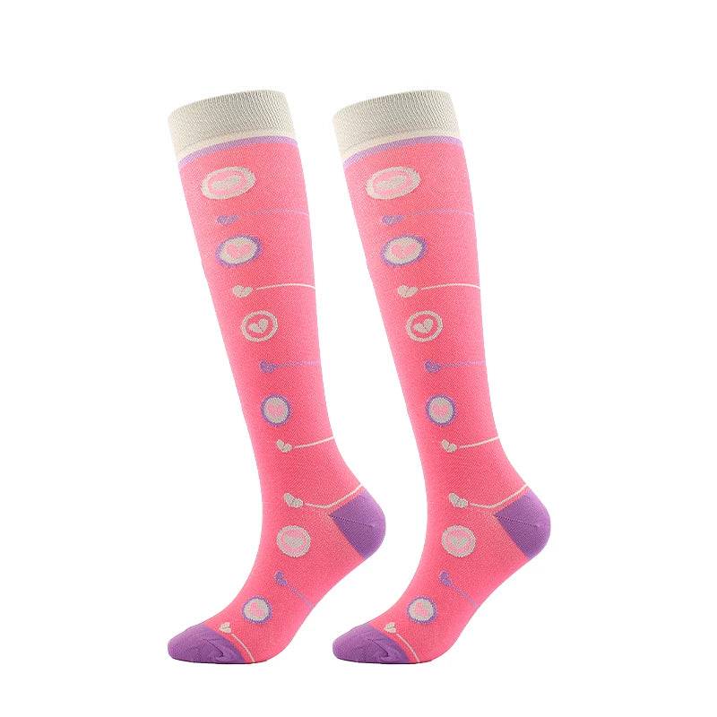 
                  
                    Varicose Veins Pain Relief Compression Stockings for Diabetes Knee Tight Socks ideal for Outdoor Marathon Football Cycling
                  
                