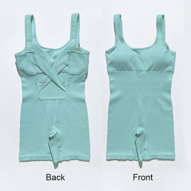 
                  
                    Yoga Jumpsuit For Women Backless Sexy One-piece Wide Cross Back Straps Bodysuit Fitness Set Gym Clothing Sportswear Outfits
                  
                