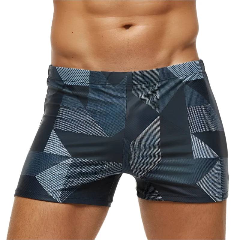 ESCATCH 2024 New Arrivals Men Swimwear Plus Size Fashion Printed Swimsuit Male High Quality Elastic Swim Trunks With Pad