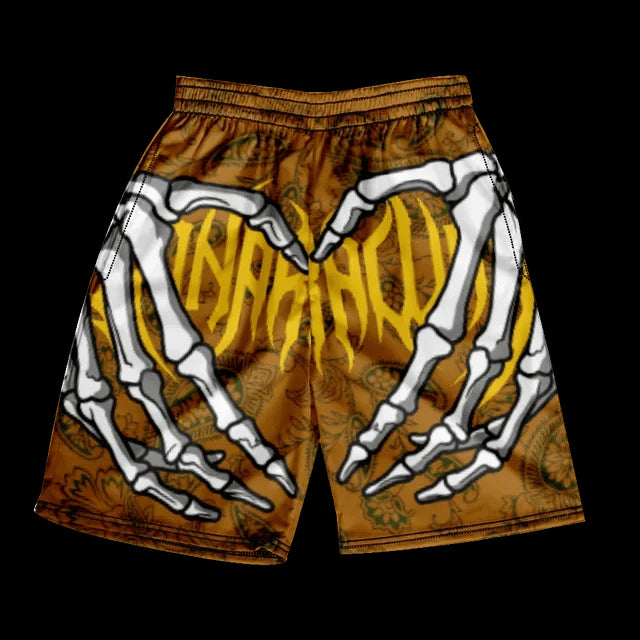 
                  
                    2024 Summer Classic Skull Beach Short Pants New Fashion Skeleton Hand Print Men Women Gym Shorts Quick Drying Trunks Ice Shorts
                  
                