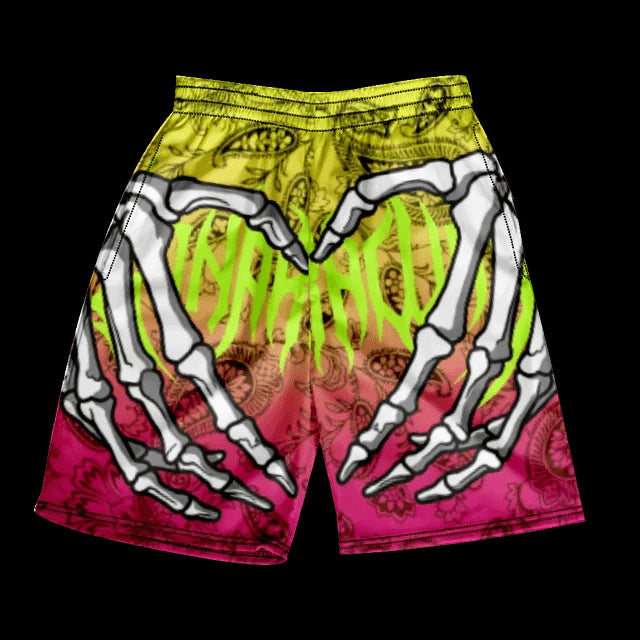 
                  
                    2024 Summer Classic Skull Beach Short Pants New Fashion Skeleton Hand Print Men Women Gym Shorts Quick Drying Trunks Ice Shorts
                  
                