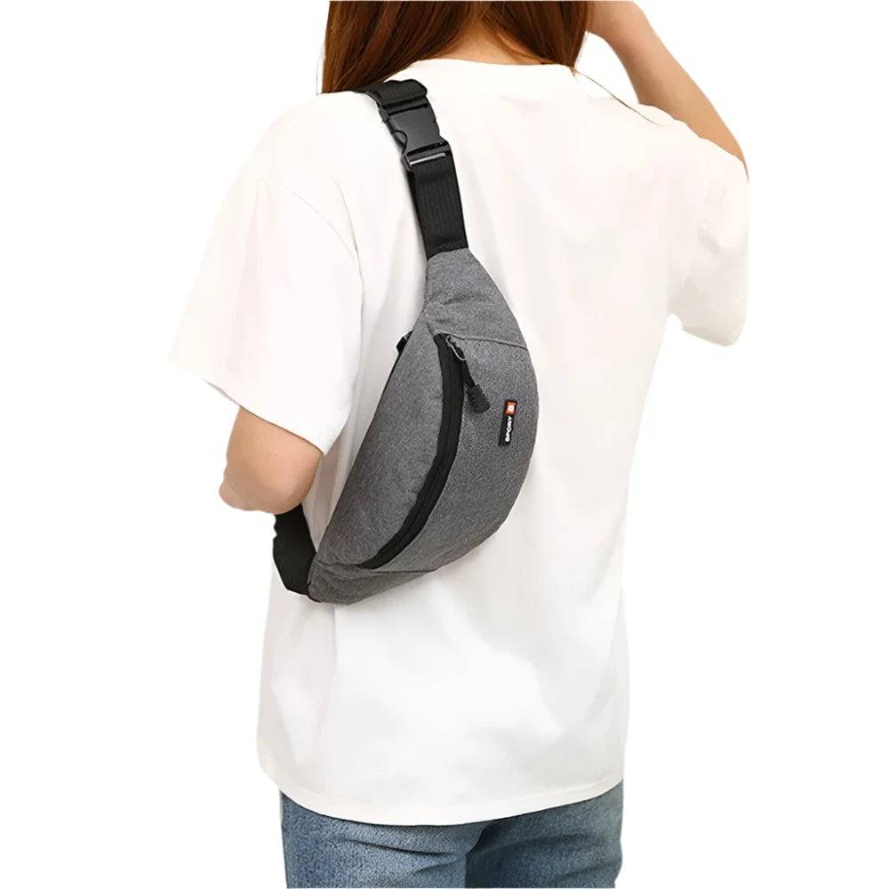 Unisex Waist Bag Small Canvas Shoulder Crossbody Bags for Women 2023 Men's Sports Fanny Pack Fashion Phone Female Chest Bag