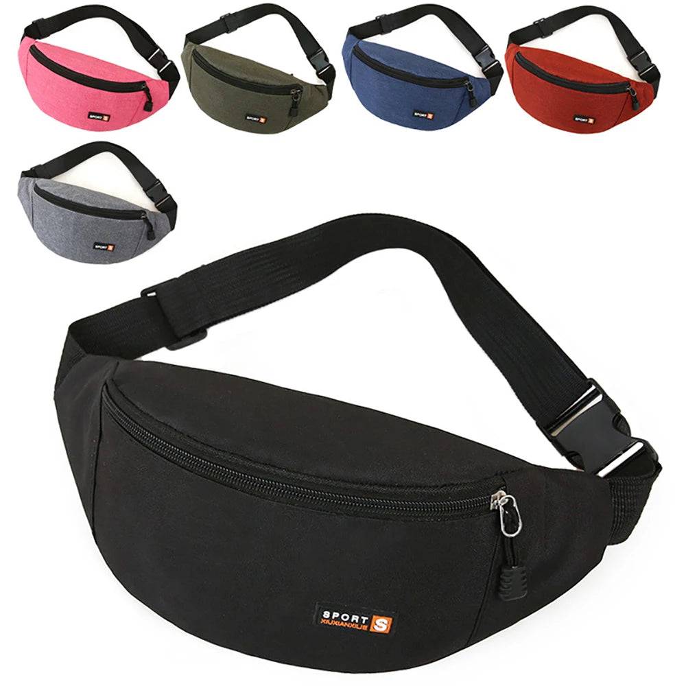 
                  
                    Unisex Waist Bag Small Canvas Shoulder Crossbody Bags for Women 2023 Men's Sports Fanny Pack Fashion Phone Female Chest Bag
                  
                