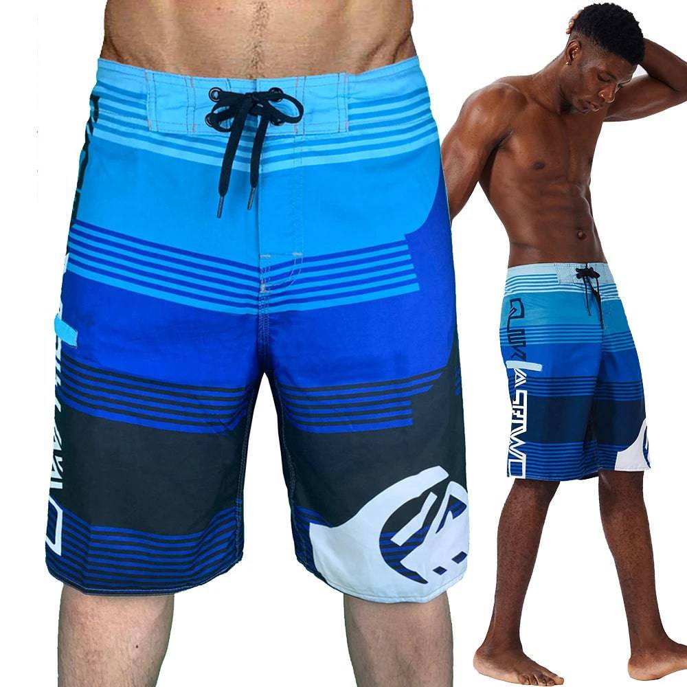 Plus Size Men's Swimming Shorts Board Shorts Bermuda Surfing Swim Shorts Dry Fit Boardshorts Swimwear Trunks Running Beach Pants