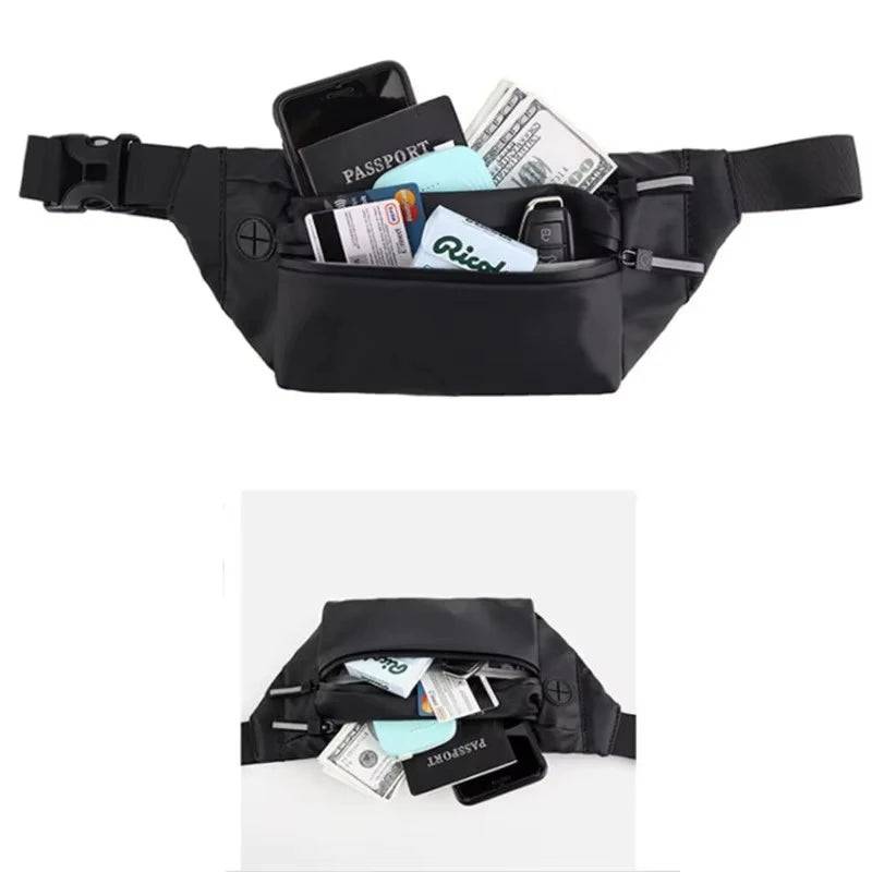 
                  
                    Fanny Waist Bag Pack Belt Pouch For Men Women Waterproof Male Belly Sports Kangaroo Running Banana Ladies Bum Hip Husband Phone
                  
                