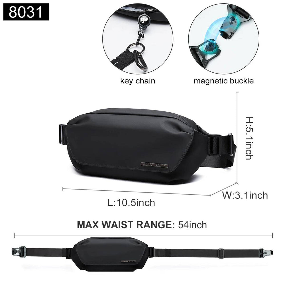 
                  
                    Waterproof Chest Bag, Solid Men's Crossbody Bag, Daily Phone Shoulder Bag, Travel Sports Sling Bag, Trend Men Fanny Pack
                  
                