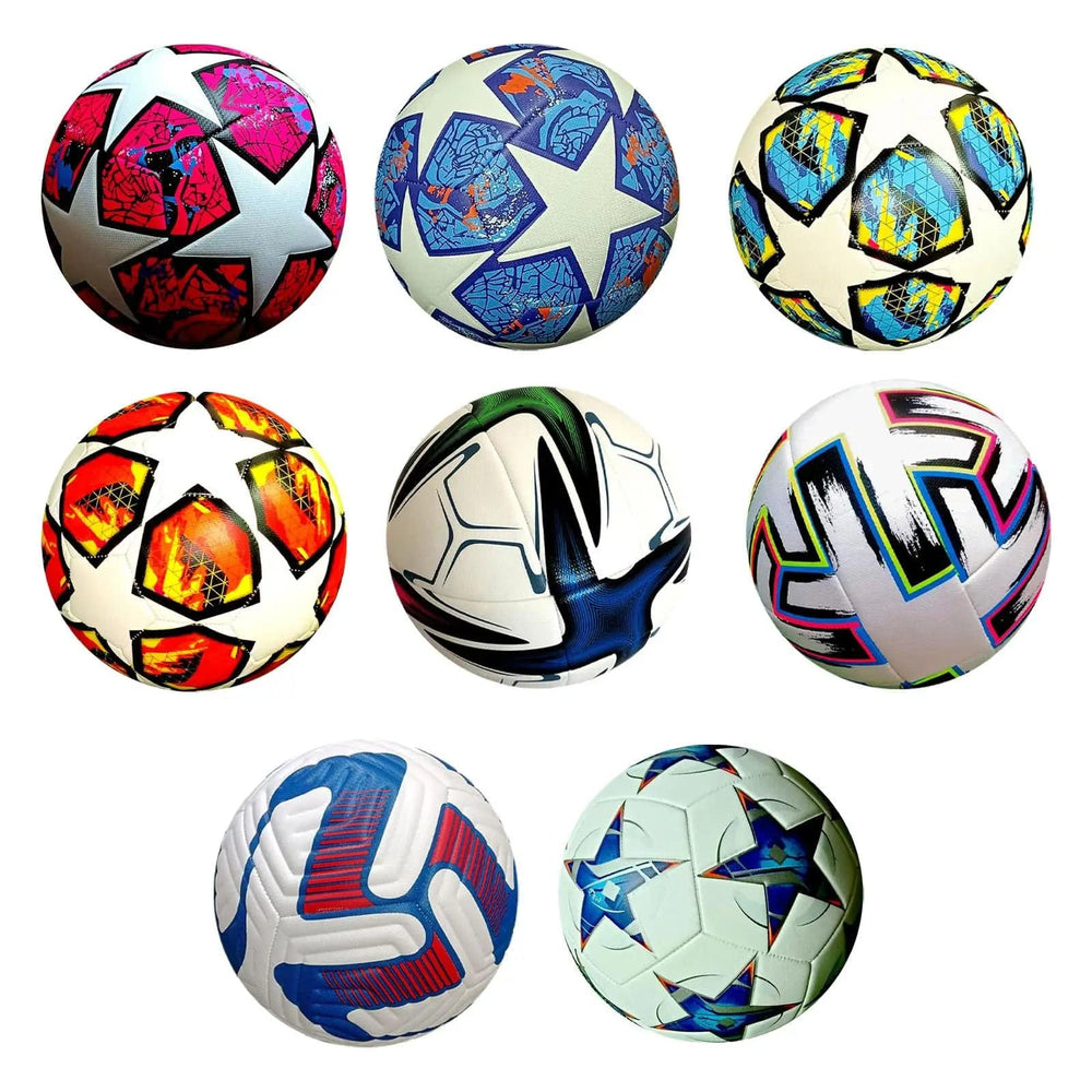 
                  
                    Soccer Ball Size 5 for Regular 11 A Side Use Football Training Ball for Game Competition School Practice Indoor Outdoor Playing
                  
                